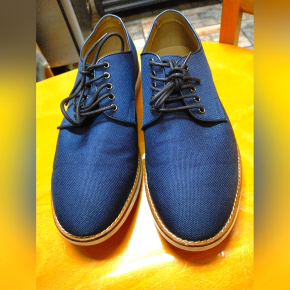 Men's Blue Lace-Up Shoes Calvin Klein - Picture 1 of 8